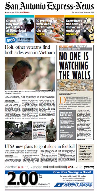 Retaining Wall Front Page