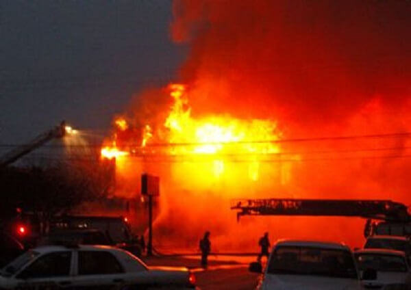 Fire at the San Pedro Apartments