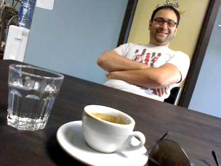 Aaron Blanco, owner of Brown Coffee Co.