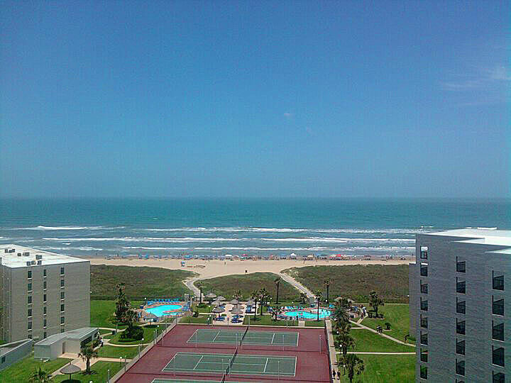 View of the beach at South Padre Island