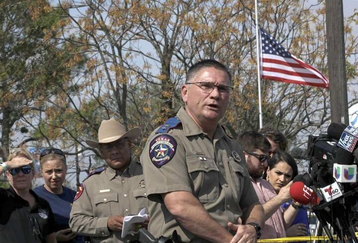 Press conference at Sutherland Springs