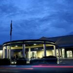 A Bexar County polling site at Las Palmas Library