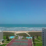 View of the beach at South Padre Island