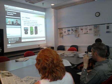 Webinar about mobile journalism at the San Antonio Express-News