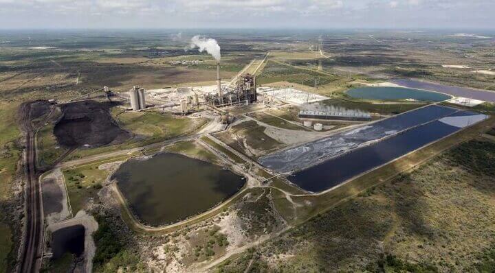 Coal mining in South Texas