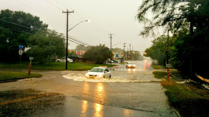 Flooding in San Antonio, Texas
