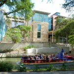 Barge on the San Antonio River